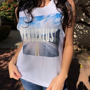 Wanderlust Graphic Tank
